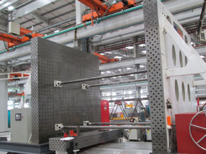 為印度三一提供的三維組對工裝國內(nèi)首例